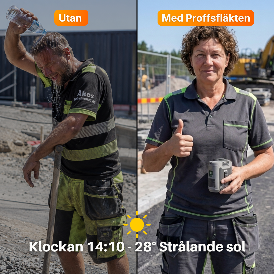 Proffsfläkten® - Sluta överhettas på jobbet
